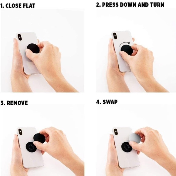 [PopSockets] PopGrip Pocket Black - Picture 5 of 5